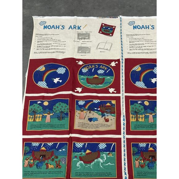 Noah's Ark, Cloth Book, Fabric Panel, Sewing, Craft Project, ~ 250811-WH 501 - Picture 2 of 6